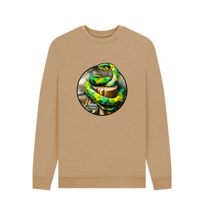 Sand Grass Snake Marsh Men's Sweater