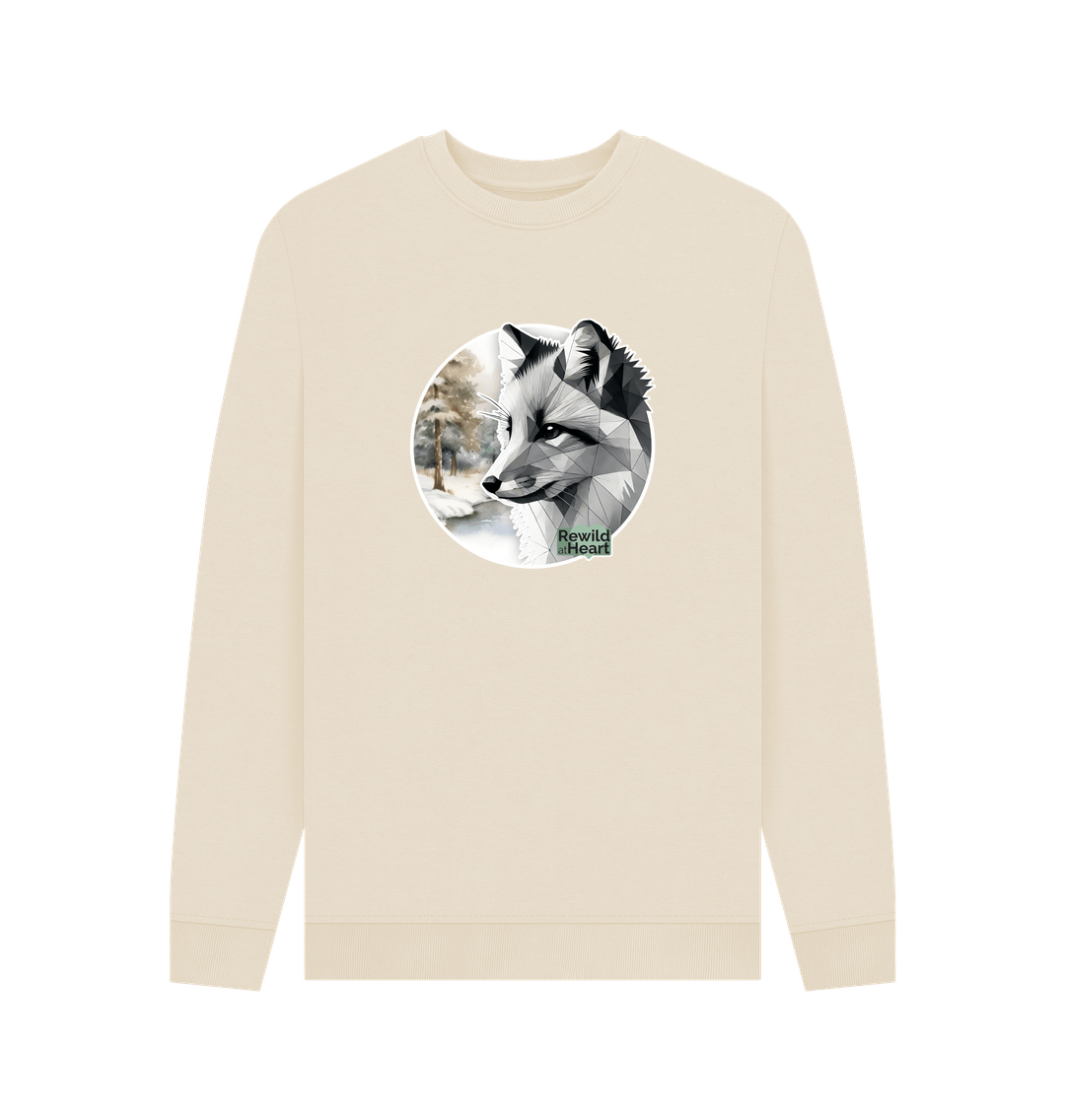 Oat Silent Arctic Fox Men's Sweater