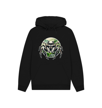 Black Wild Jumping Spider Hoodie