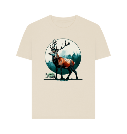 Oat Red Deer Rewild Side | Women's Classic T-Shirt