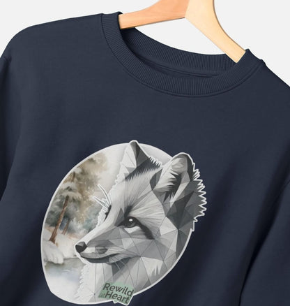 Silent Arctic Fox Men's Sweater