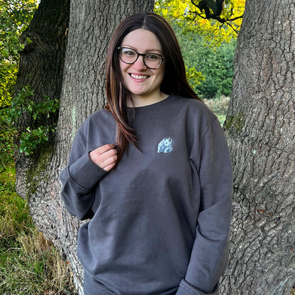 Rhino Embroidered Unisex Jumper