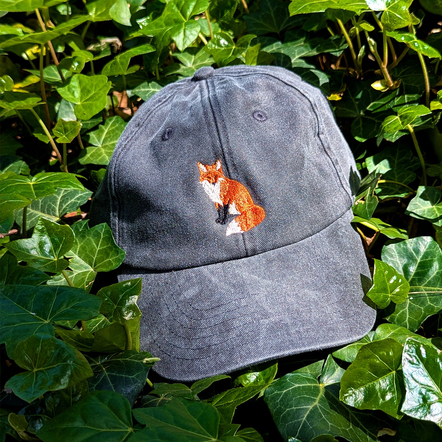 Fox Embroidered Baseball Cap