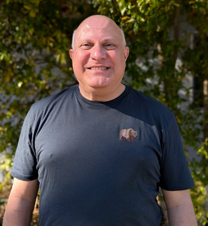 Brown Bear Embroidered Unisex T-Shirt