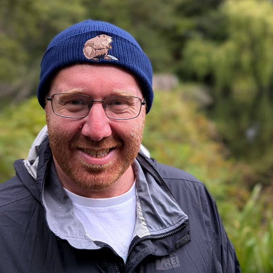 Beaver Embroidered Beanie