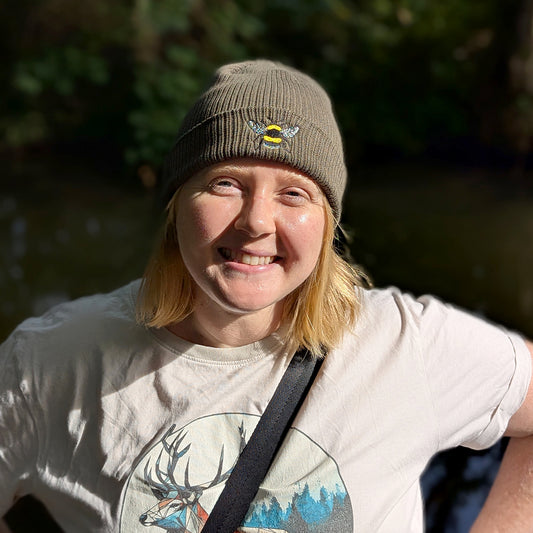 Bumblebee Embroidered Beanie