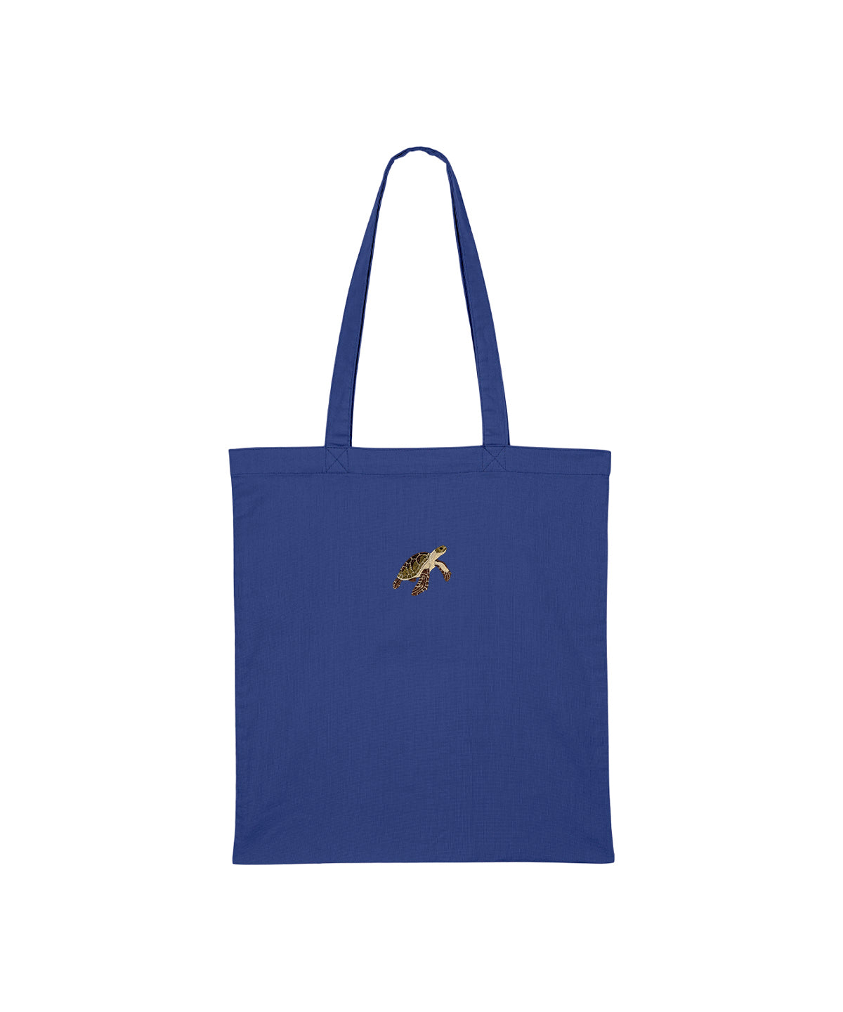 Turtle Embroidered Tote Bag