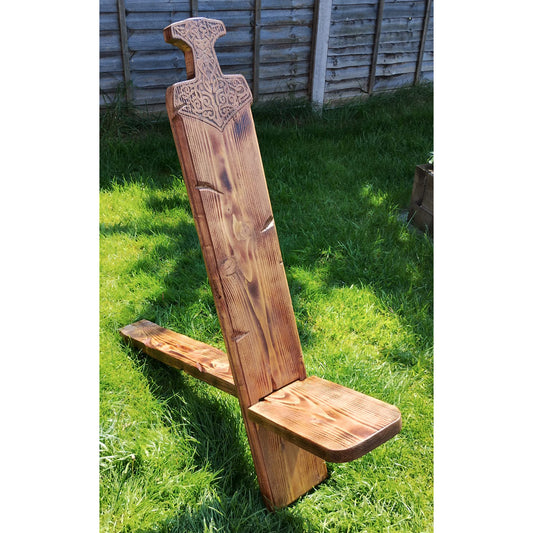 Heritage Viking Chair – Hand-Crafted Rustic Pine