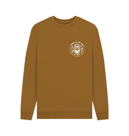 Brown Printed Sweater
