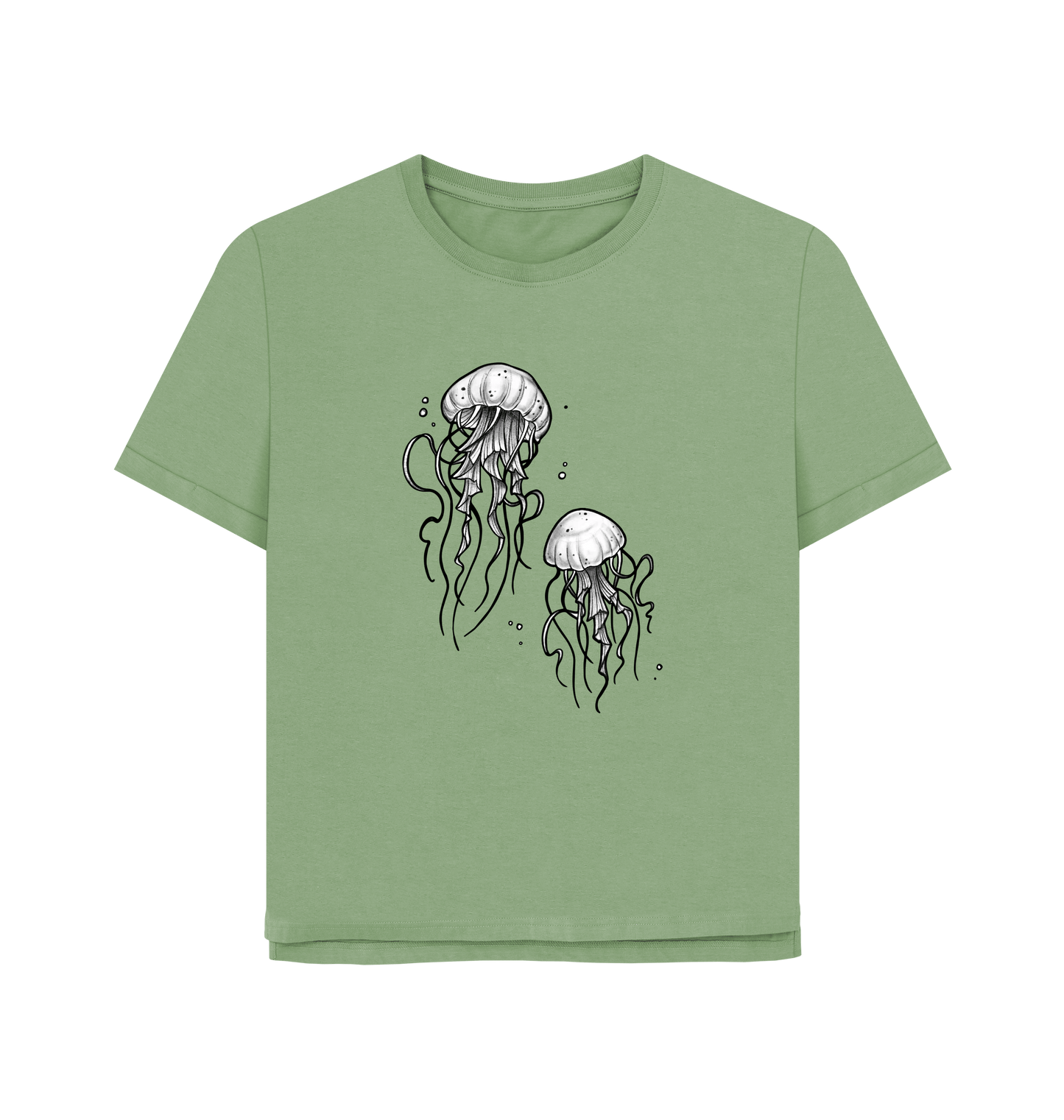 Sage Printed T-shirt Front