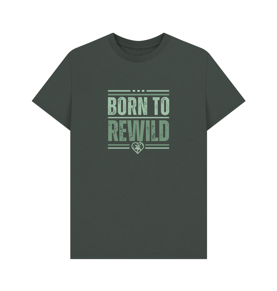 Dark Grey Born to Rewild Men's Classic T-Shirt