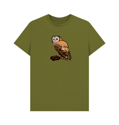 Moss Green Printed T-shirt Front