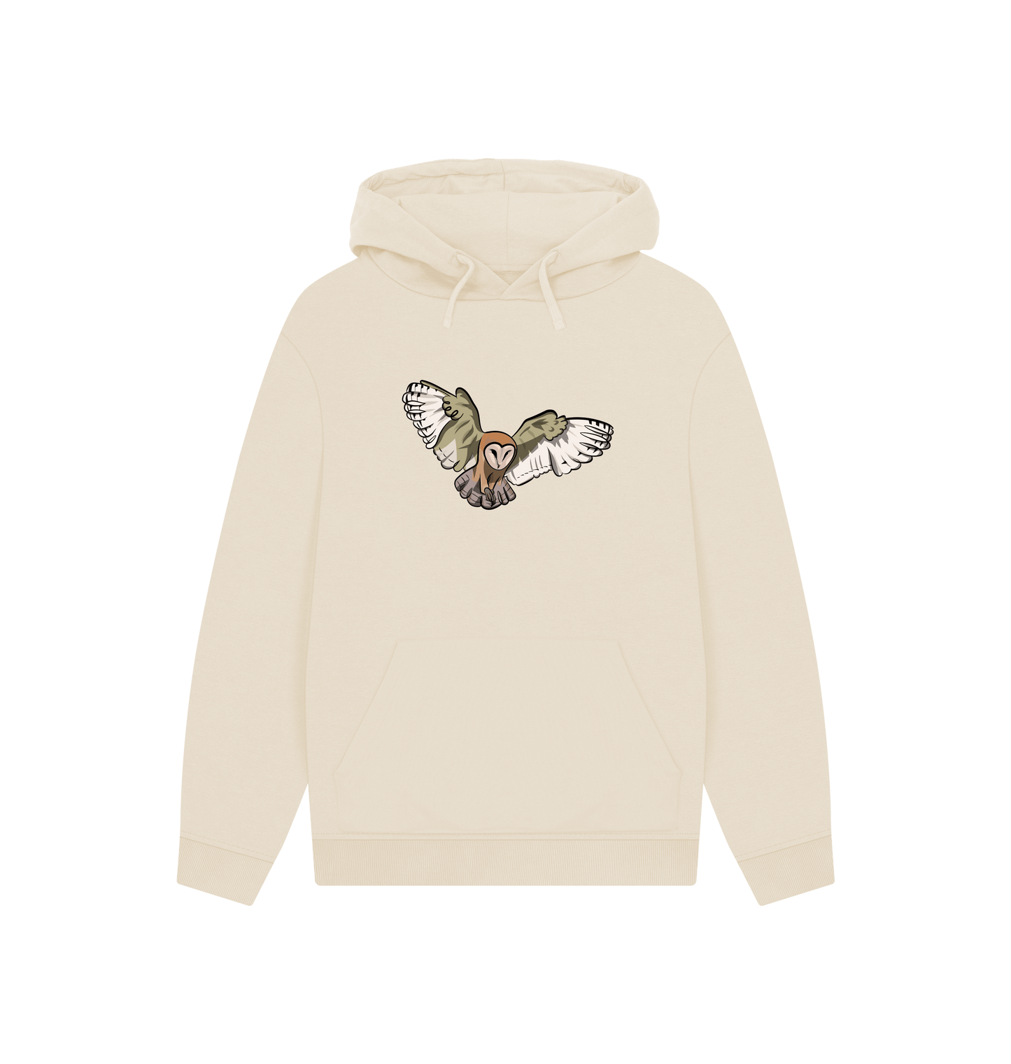 Oat Printed Hoody Front