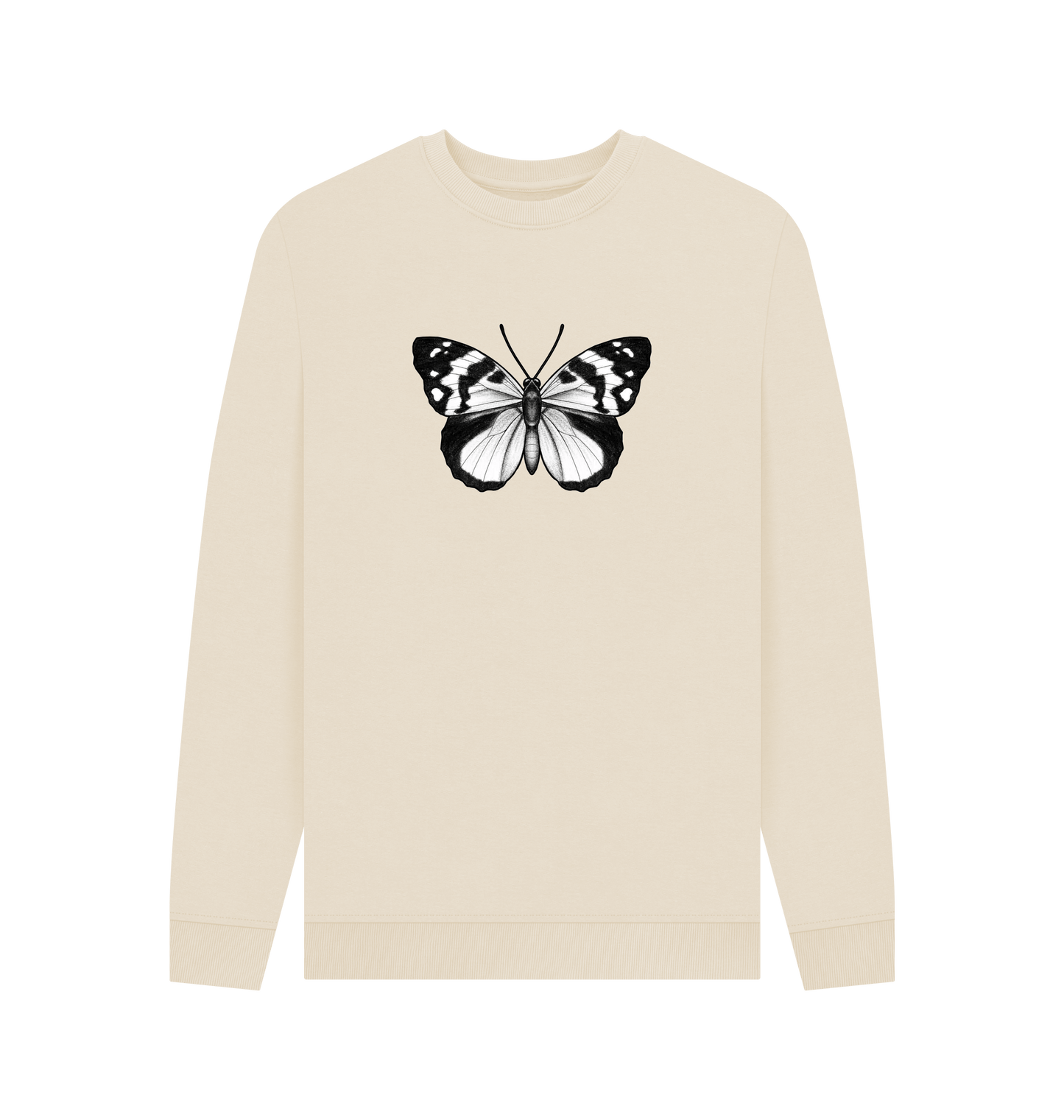 Oat Printed Sweater Front