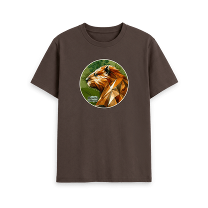 Chocolate Printed T-shirt Front