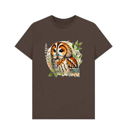 Chocolate Tawny Owl Forest Men's T-Shirt