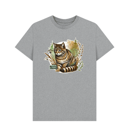 Athletic Grey Wildcat Wilderness Men's T-Shirt