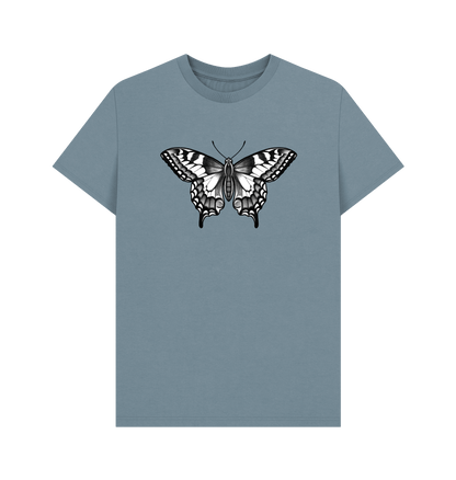 Stone Blue Printed T-shirt Front