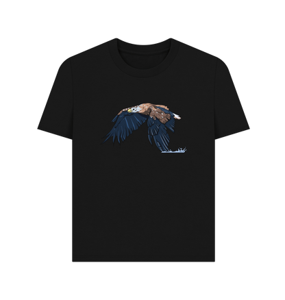Black Printed T-shirt Front