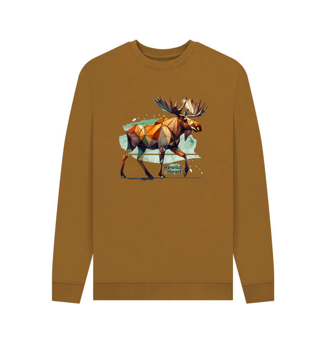 Brown Mighty Moose Mosaic Men's Jumper