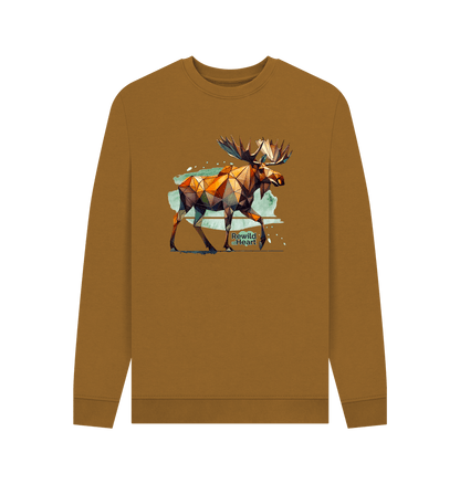 Brown Mighty Moose Mosaic Men's Jumper