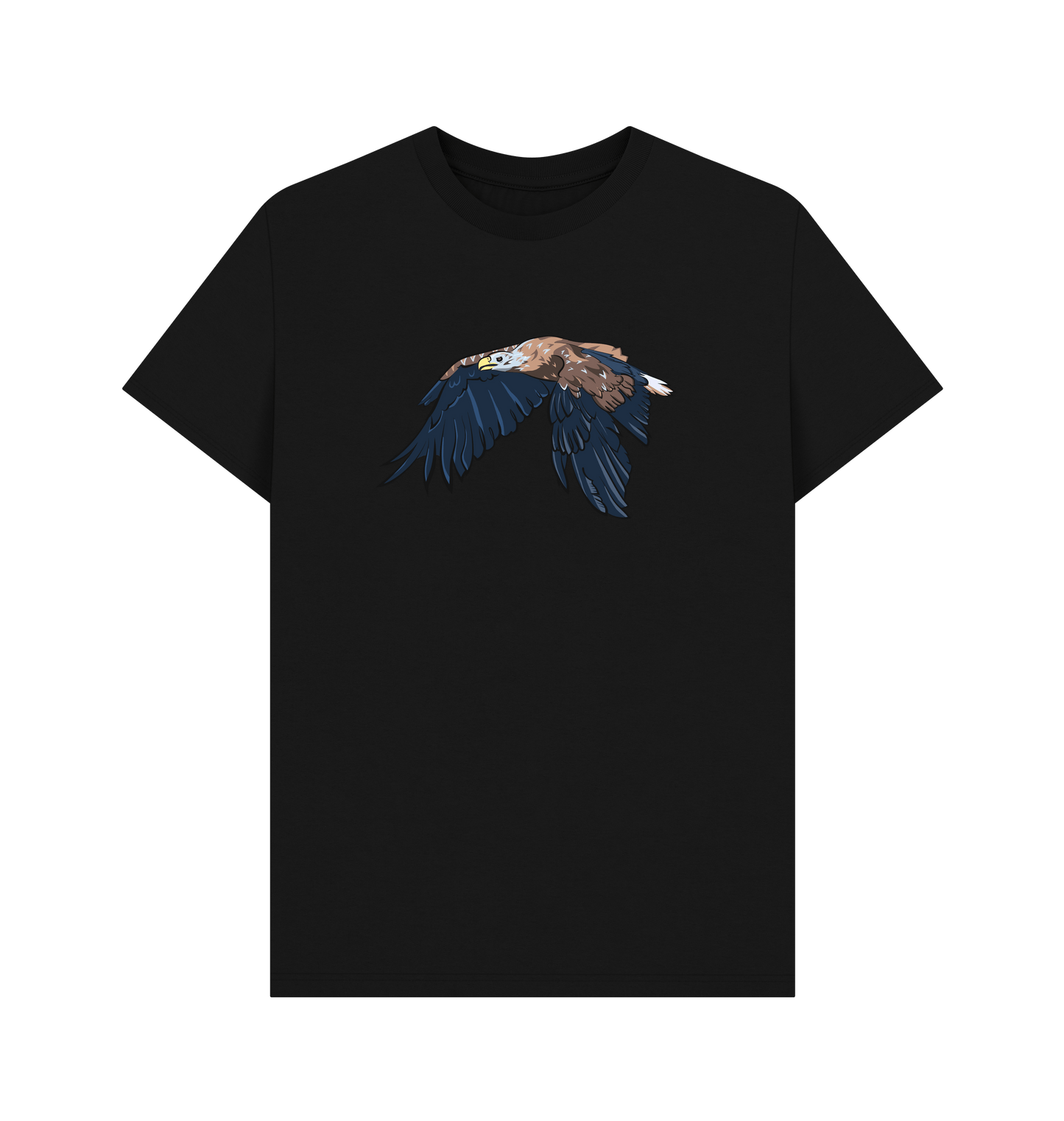 Black Printed T-shirt Front