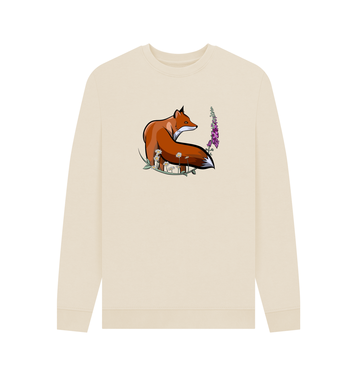 Oat Printed Sweater Front
