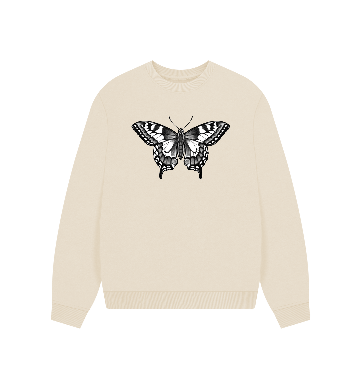 Oat Printed Sweater Front