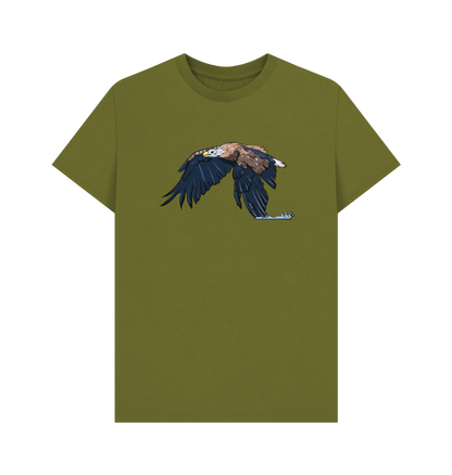Moss Green Printed T-shirt Front