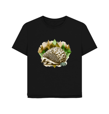 Black Hedgehog Women's Relaxed-Fit T-Shirt