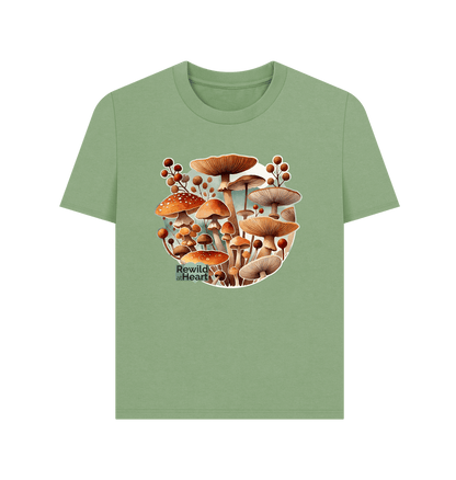 Sage Mushroom Bloom Women's Classic T-Shirt