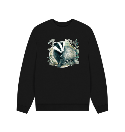 Black Badger Wanderer Men's Oversized Sweater