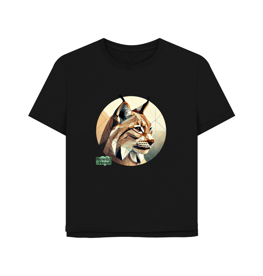 Black Lynx Connection Women's Relaxed-Fit T-Shirt