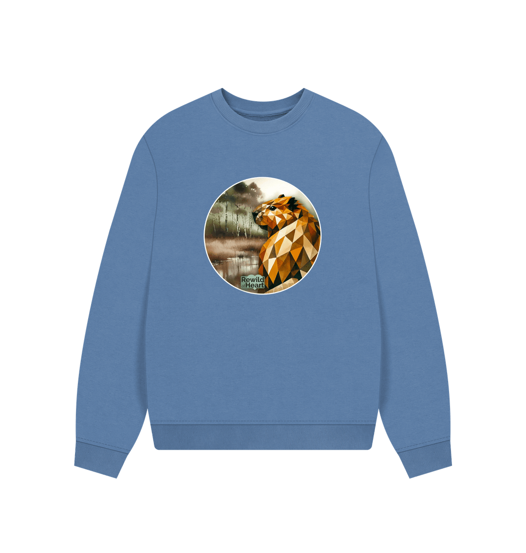 Solent Beaver Wetland Women's Oversized Jumper