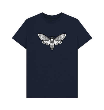 Navy Blue Printed T-shirt Front