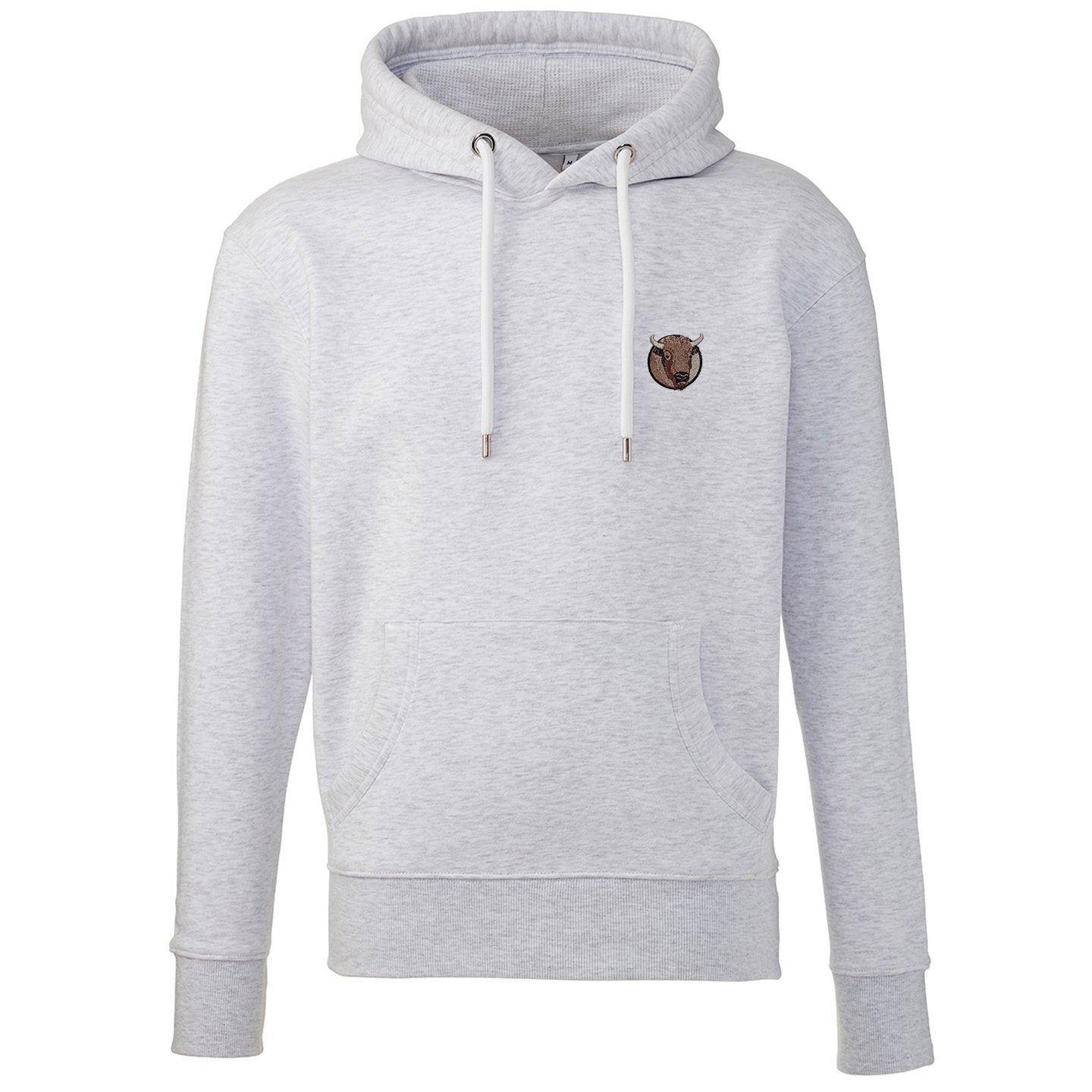 Bison Portrait Embroidered Unisex Hoodie