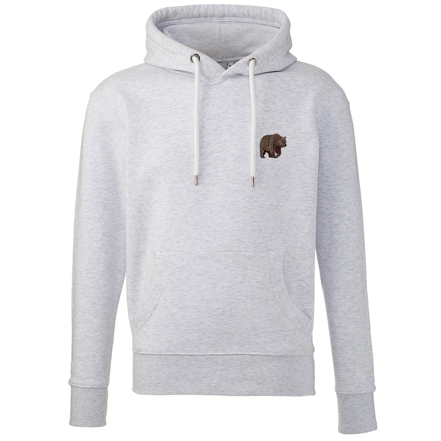Brown Bear Embroidered Unisex Hoodie