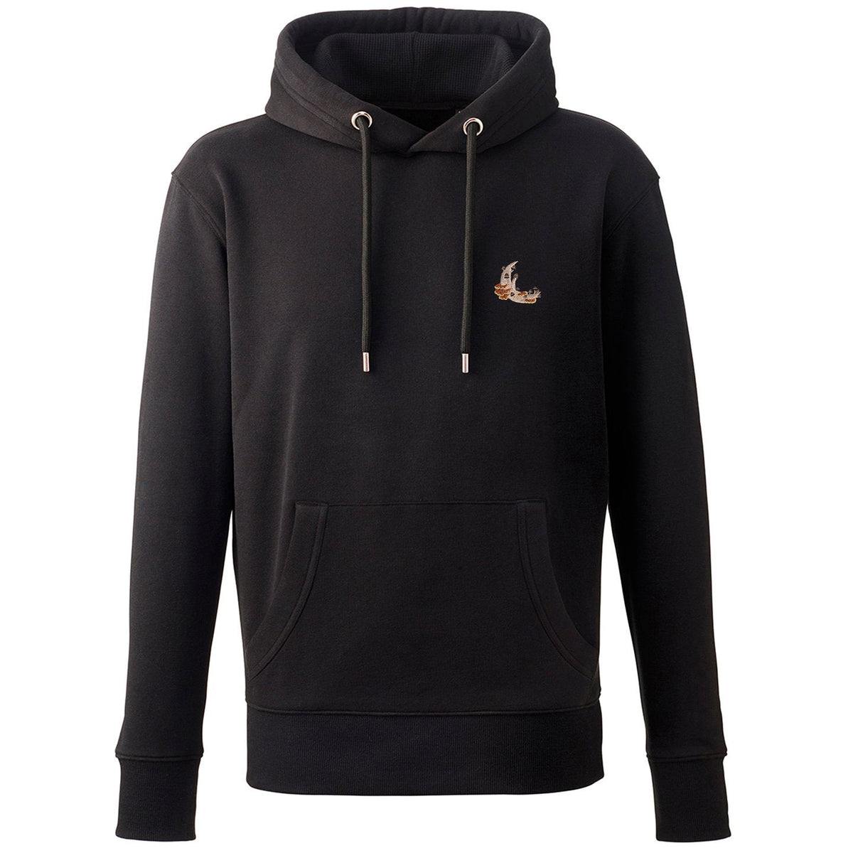 Mushroom Moon Crescent Embroidered Unisex Hoodie