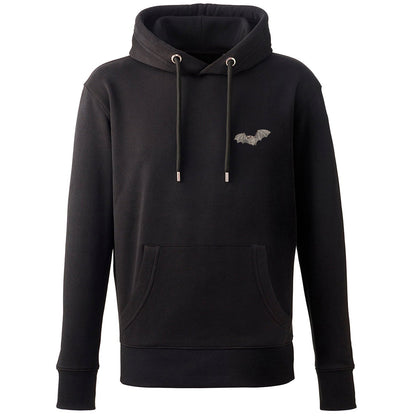Natterer's Bat Embroidered Unisex Hoodie