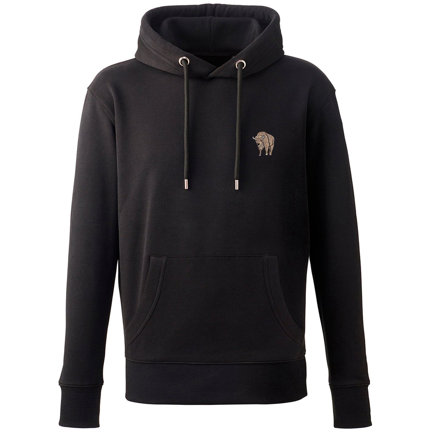 Bison Embroidered Unisex Hoodie