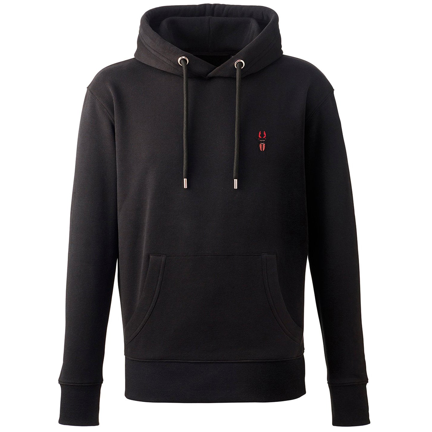 Stag Beetle Embroidered Unisex Hoodie