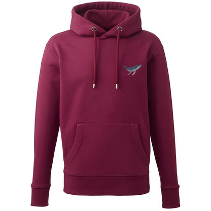Humpback Whale Embroidered Unisex Hoodie