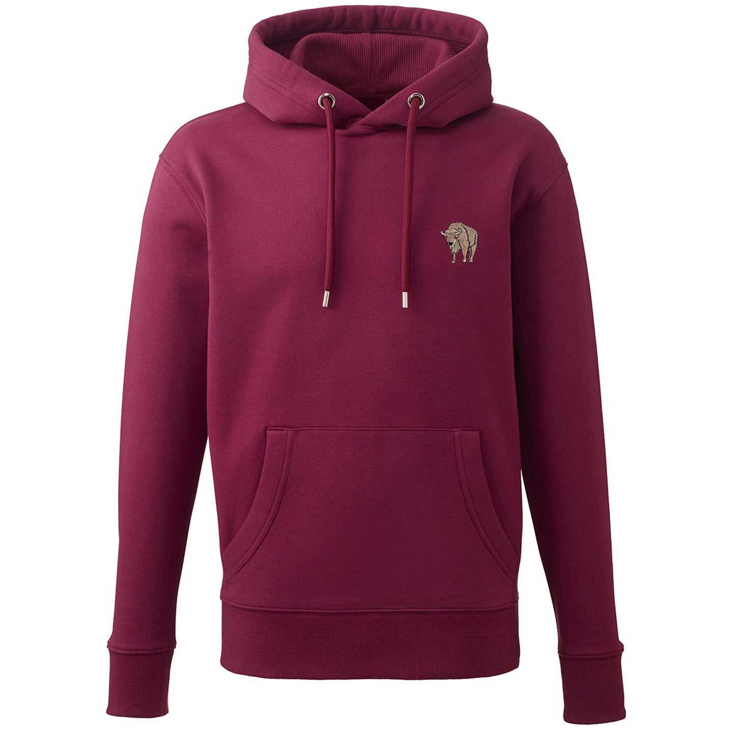 Bison Embroidered Unisex Hoodie