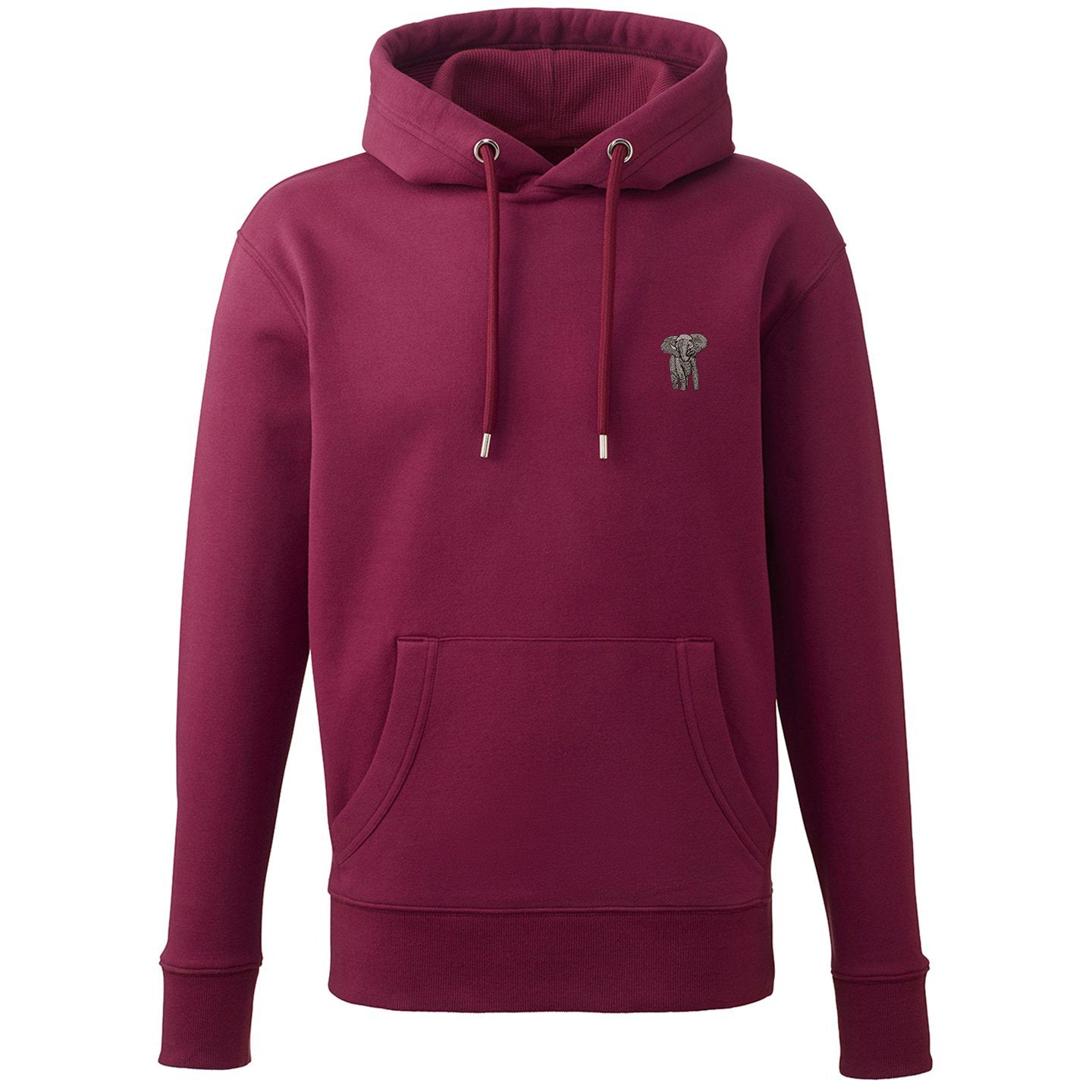 Elephant Embroidered Unisex Hoodie