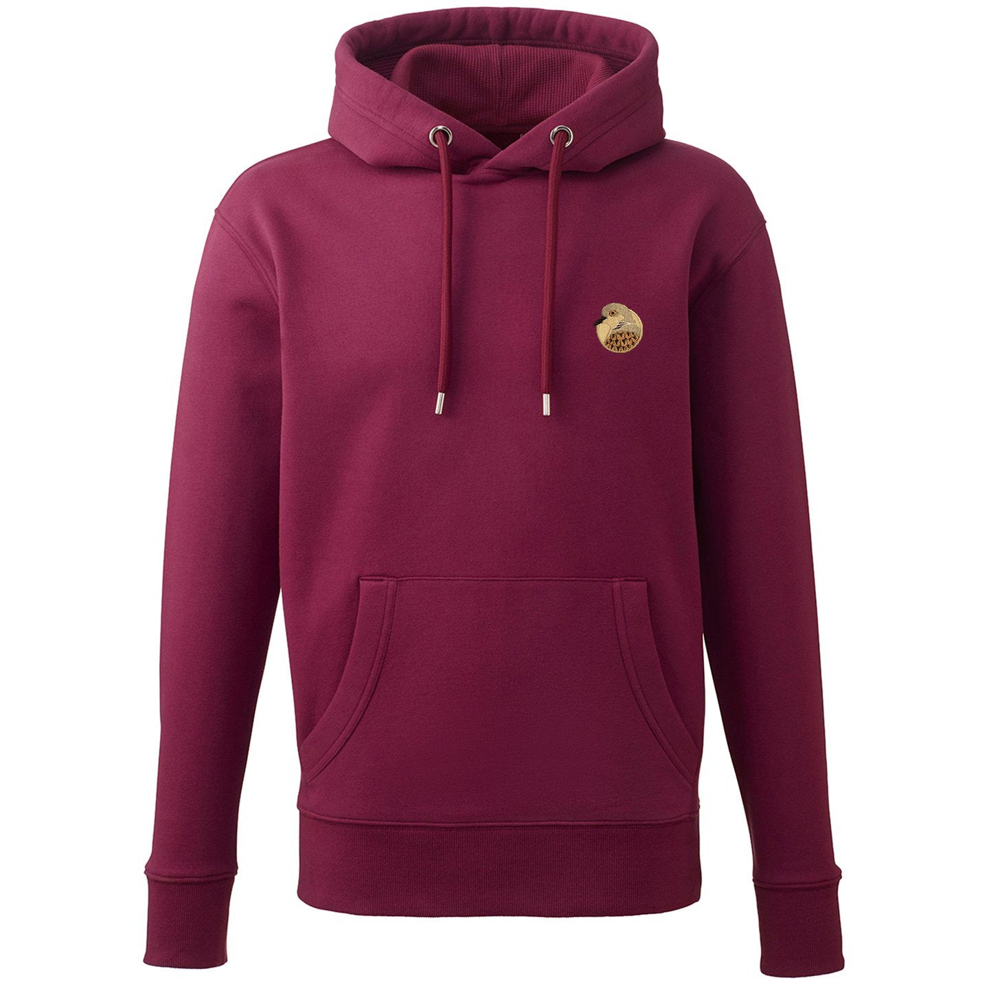 Turtledove Portrait Embroidered Unisex Hoodie