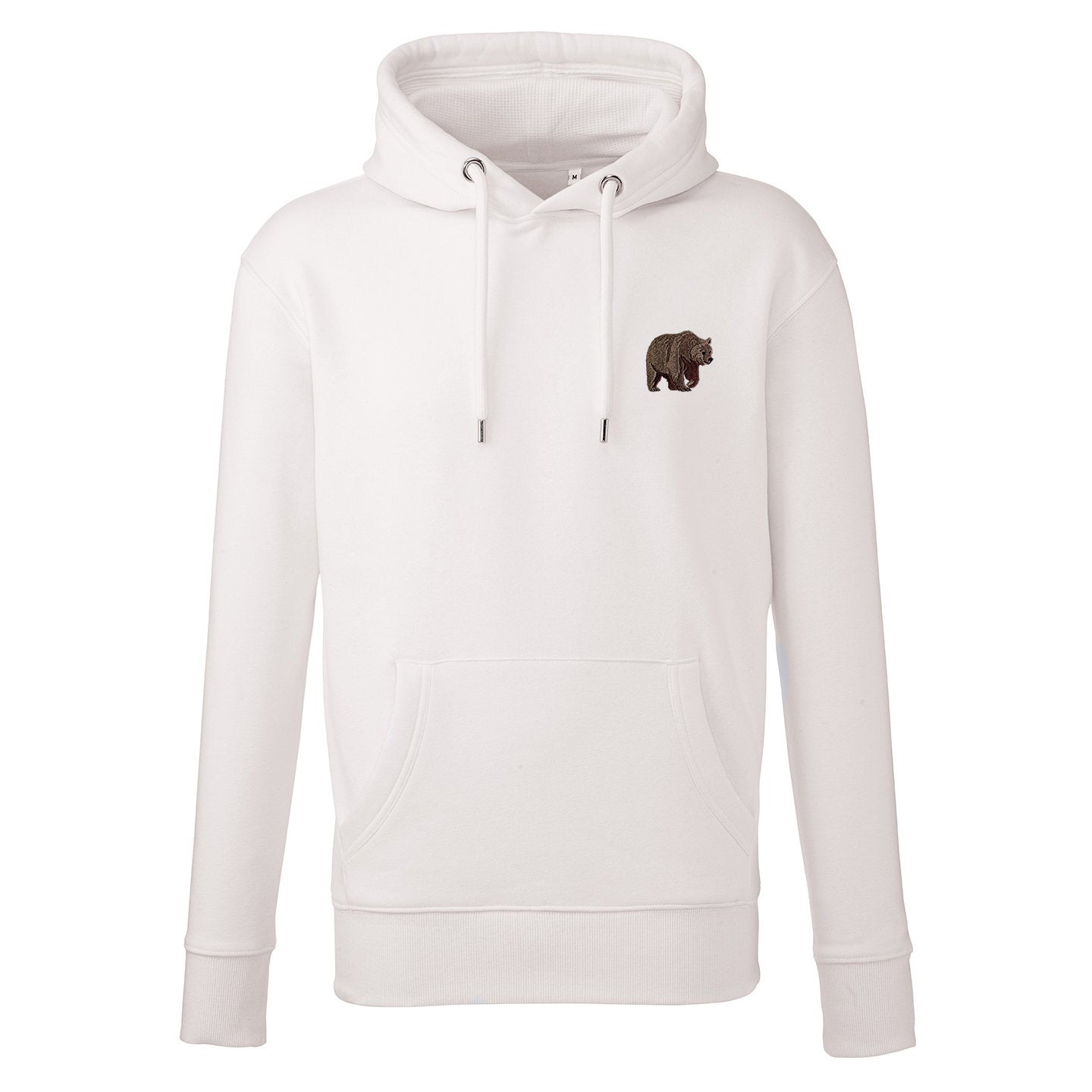 Brown Bear Embroidered Unisex Hoodie