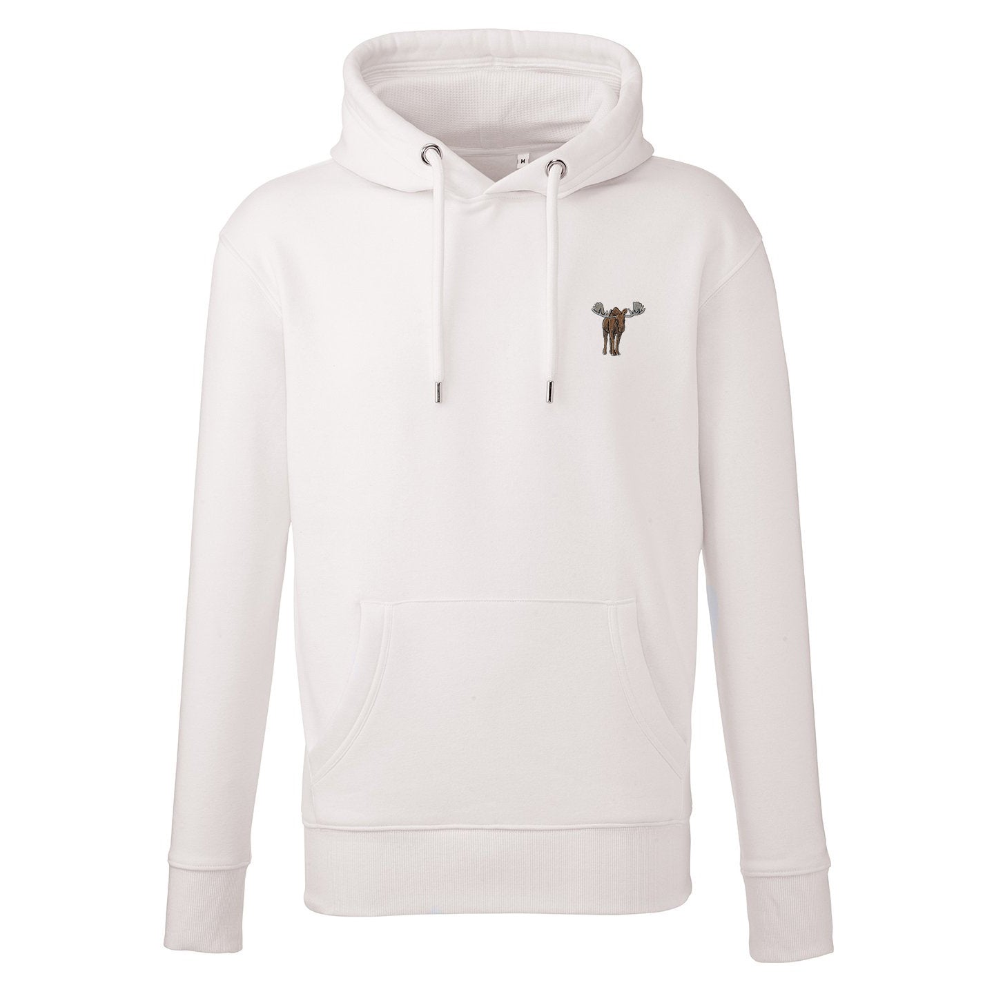Moose Embroidered Unisex Hoodie