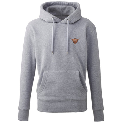 Highland Cow Embroidered Unisex Hoodie