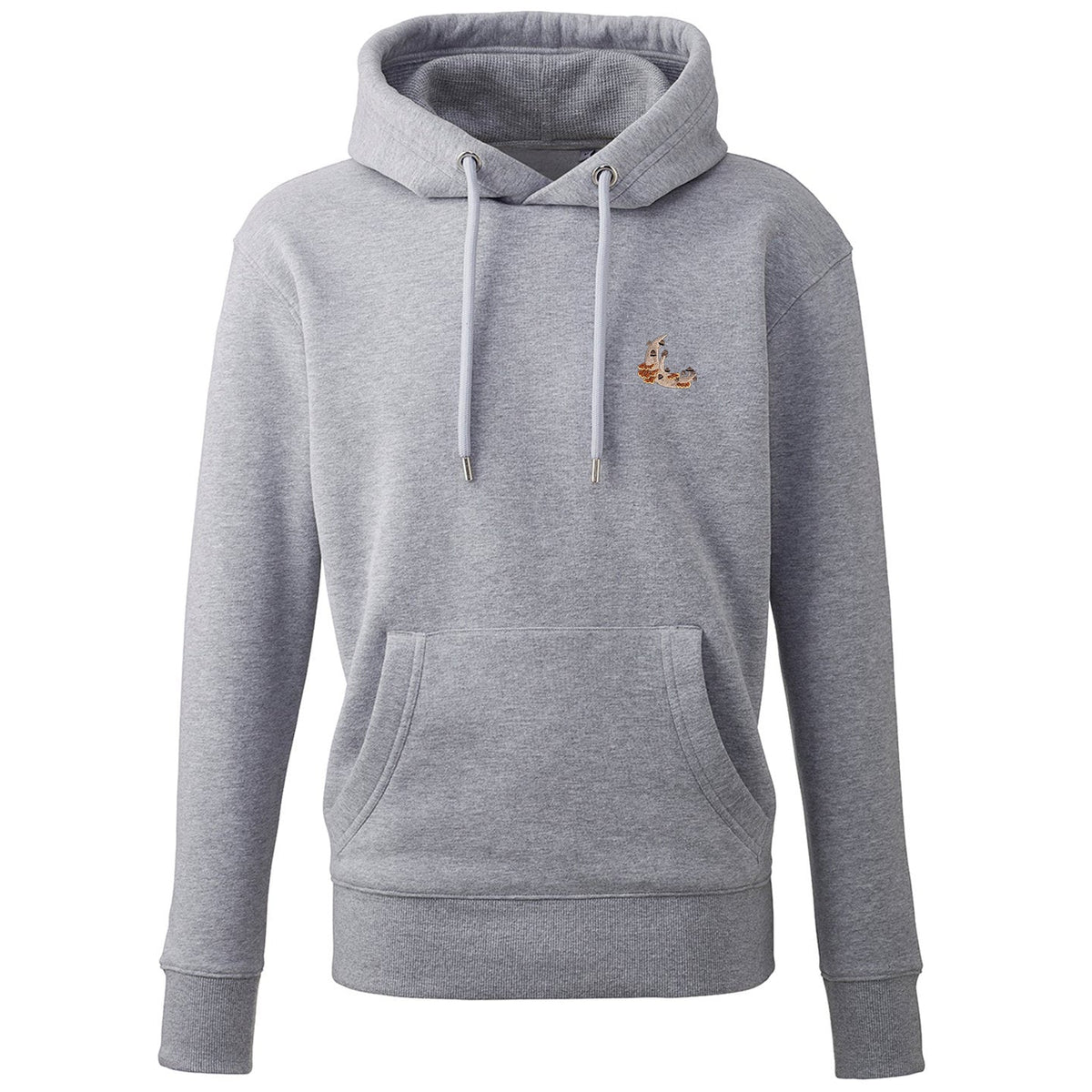 Mushroom Moon Crescent Embroidered Unisex Hoodie