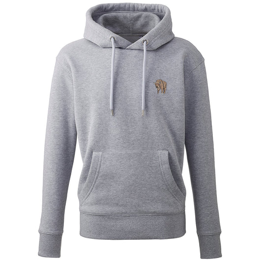 Bison Embroidered Unisex Hoodie